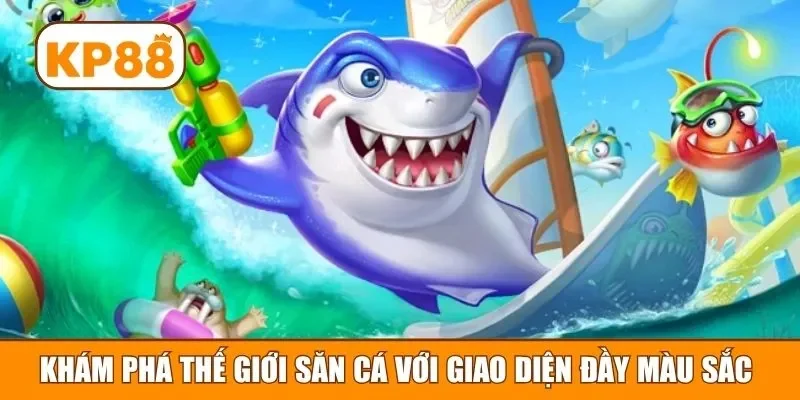 Khám phá thế giới săn cá với giao diện đầy màu sắc 